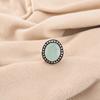 Аква Халцедон Драгоценный Камень 925 Стерлинговое Серебро Ювелирные Изделия Ручной Работы Кольцо Подарок Для Жены RR-62-20