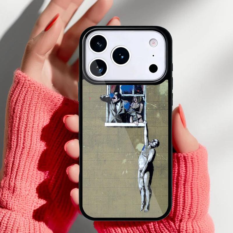 Graffiti Phone Case for iPhone 17 16 15 14 13 Pro Max Back Cover for 12 11 Pro Coque