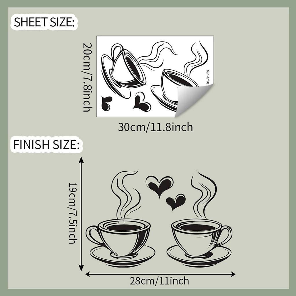 Персонализированные наклейки для украшения кухни и ресторана на вытяжку