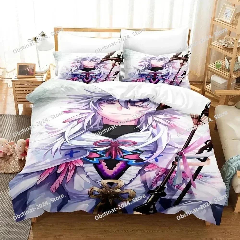 Аниме Fate Grand Order Merlin Постельное белье Пододеяльник Постельный комплект Одеяло Чехол Наволочка Одеяло King Queen Size Мальчики Взрослые