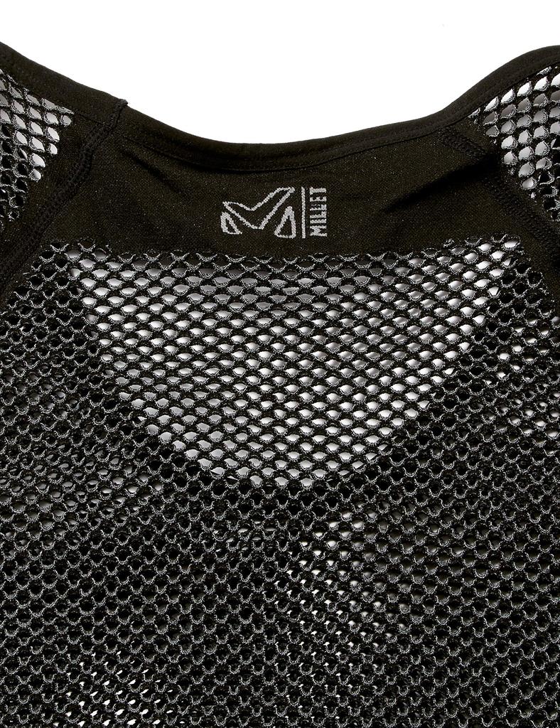 [Millet] Underwear [Women's] Drynamic Mesh Short Sleeve MIV01708 Black-Noir M