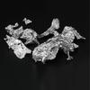 2pcs Silver Silver Leaf Flakes Foil Silver Foil Leaf Premium Foil Flakes  Baking Projects