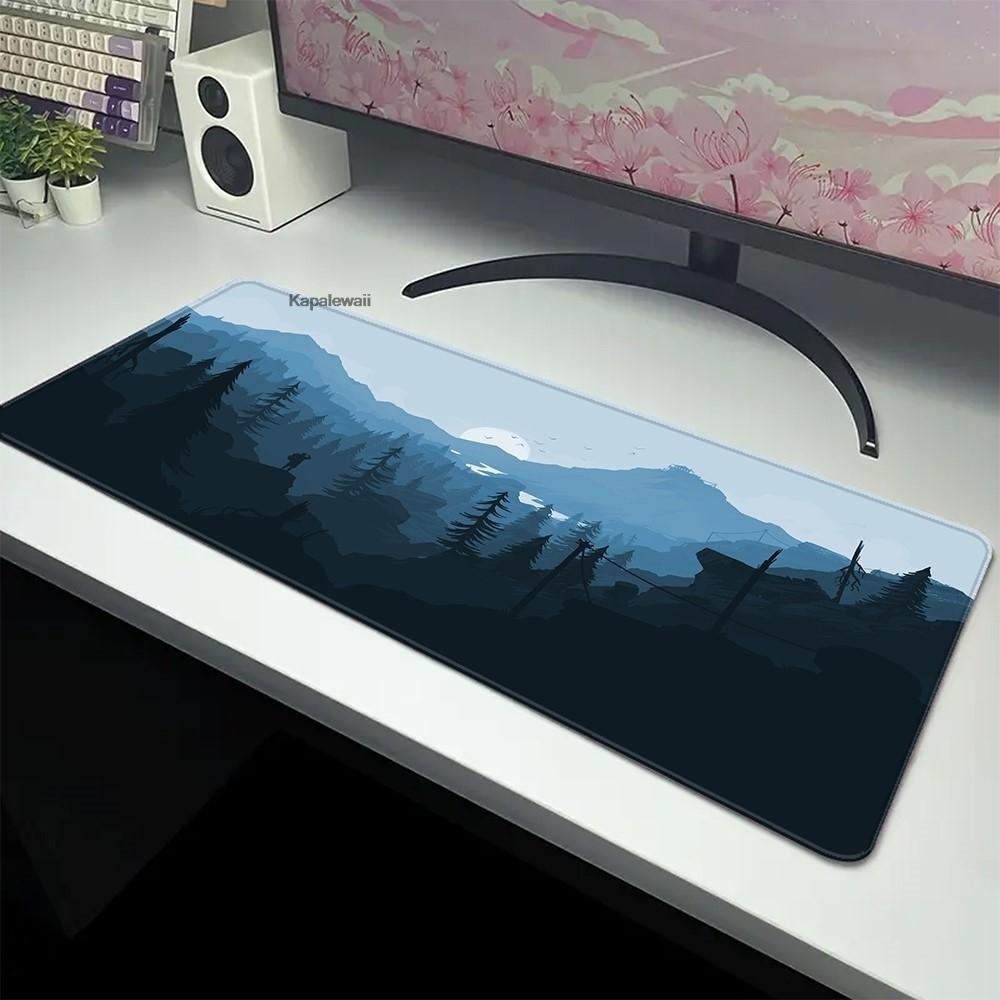 Forest Scenery Office Computer Mouse Pad Table Carpet Gaming Speed Keyboard Pads Laptop Desk Mat Gamer Mousepad 100x50cm Carpet