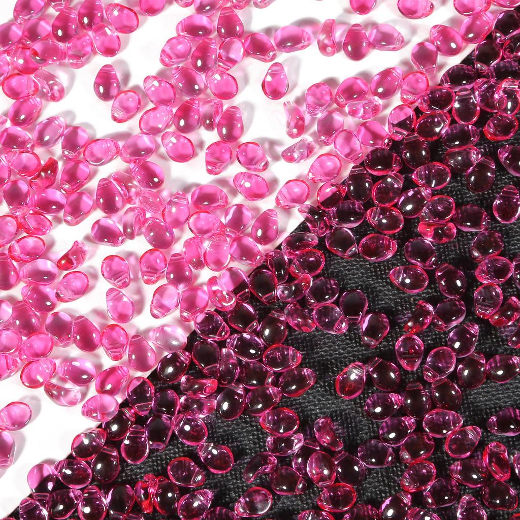 50 шт./упак. 8x6 мм чешские стеклянные бусины с каплями воды, стеклянные бусины, аксессуары для изготовления ювелирных изделий, фурнитура для ювелирных изделий, сделай сам, лепестки тюльпана, ожерелье, серьги