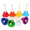 Handbells, Music Bells, 8-Note Metal Handbells, Gift Set for Christmas, Promotes Brain Development, Educational Toy, Kids' Musical Toy, Rhythm Band, C