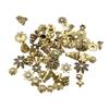 Alloy Bead Caps for Jewelry Making Flower Ornament Caps DIY Craft Gold Bead Caps  Home Decoration