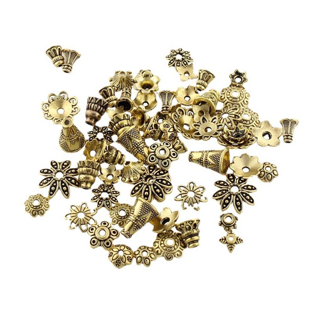 Flower Bead Caps for Jewelry Making Alloy Ornament Caps DIY Craft Bead Caps  Jewelry Making