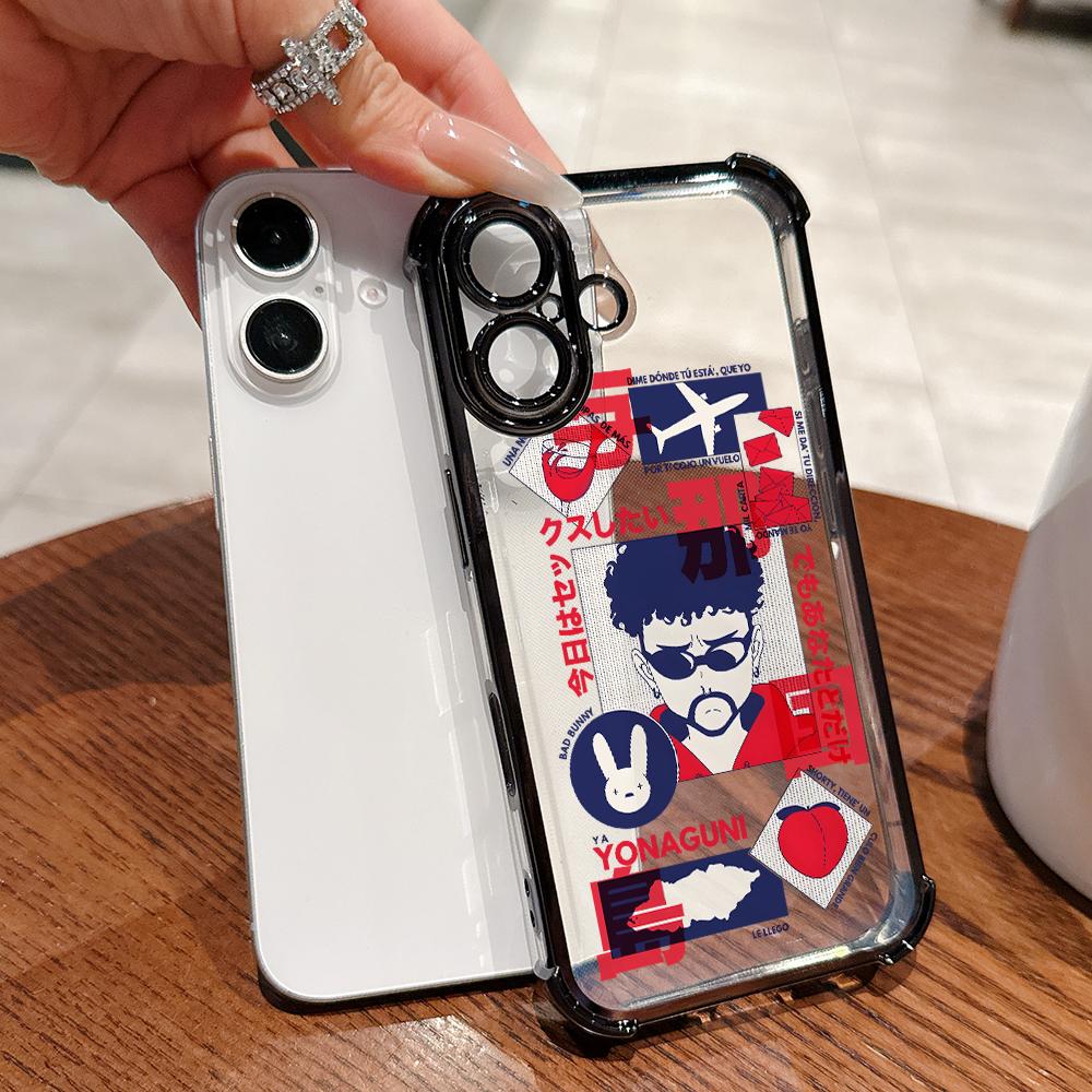 Чехол для телефона Frog B-Bads B-Bunnys для Xiaomi Redmi Note 15 14 13 12 14C 13C 12C 10C Pro Plus 4G 5G, противоударный, прозрачный