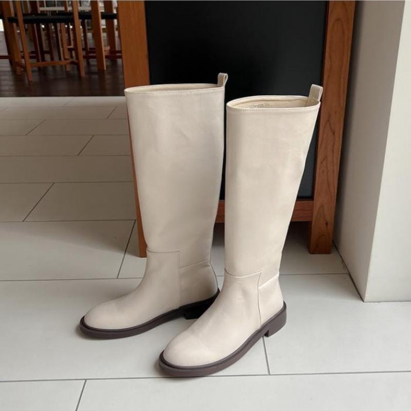 DeSire RoSe Women S Leather Long bootS 3cm Simple Long bootS