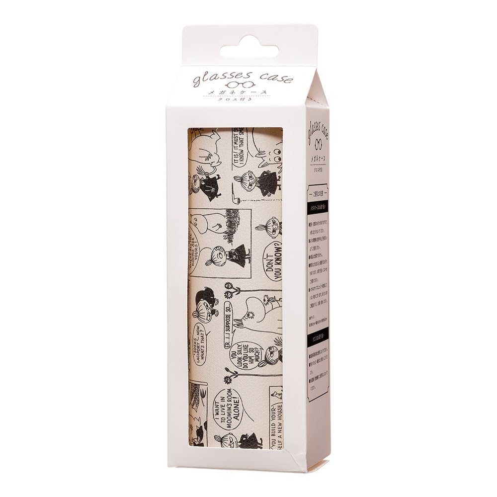 Pearl Moomin Little My Hard Eyeglass Case with Synthetic Magnetic and Microfiber Comic Perfect Gift for Day or Day Leather, Closure, Cloth, Unisex,