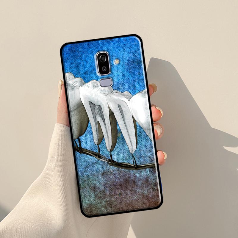Чехол с рисунком зуба стоматолога для Samsung Galaxy J1 J3 J7 J5 2016 A3 A5 2017 J8 A7 A9 J4 J6 A6 A8 Plus 2018