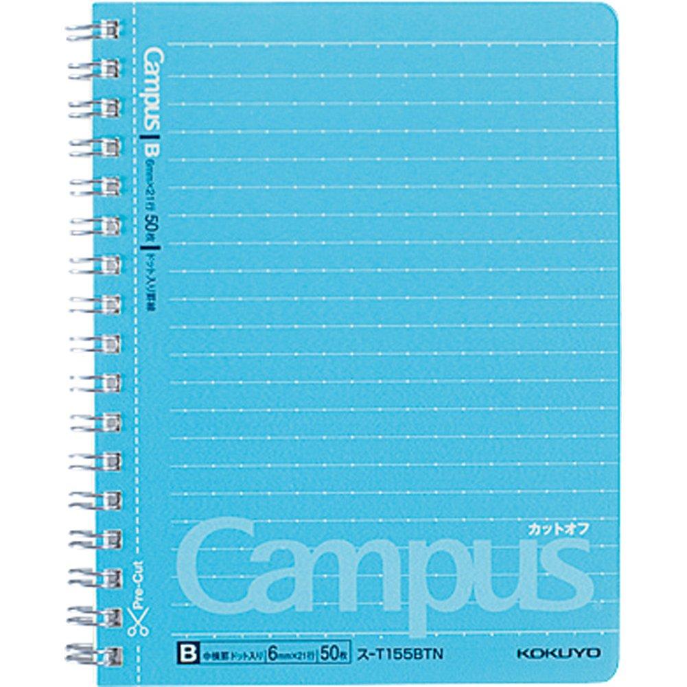 KOKUYO Campus Twin Ring Notebook Dotted Ruled A6 B Ruled 50 Sheets S-T155BTN