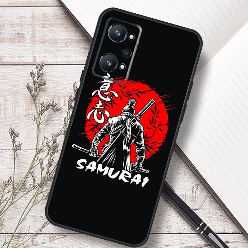 Самурайское искусство Японии Для Realme GT 7 Pro 6 5 GT 6T C67 C61 C55 C53 C51 C21Y C25S C75 10 11 12 13 14 Pro Plus Чехол