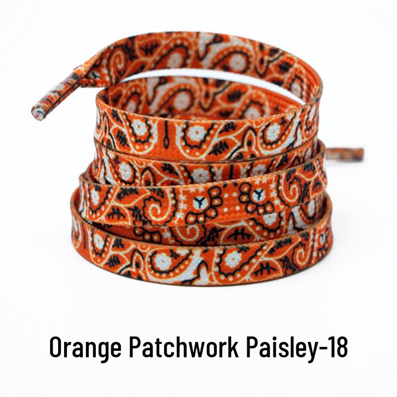 Cashew Flower Shoelaces for Air Force 1, Canvas Shoes, and Dunk Sneakers – Unisex