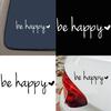 Be Happy Letters Vehicle Body Reflective Car Decals Window Sticker Decoration