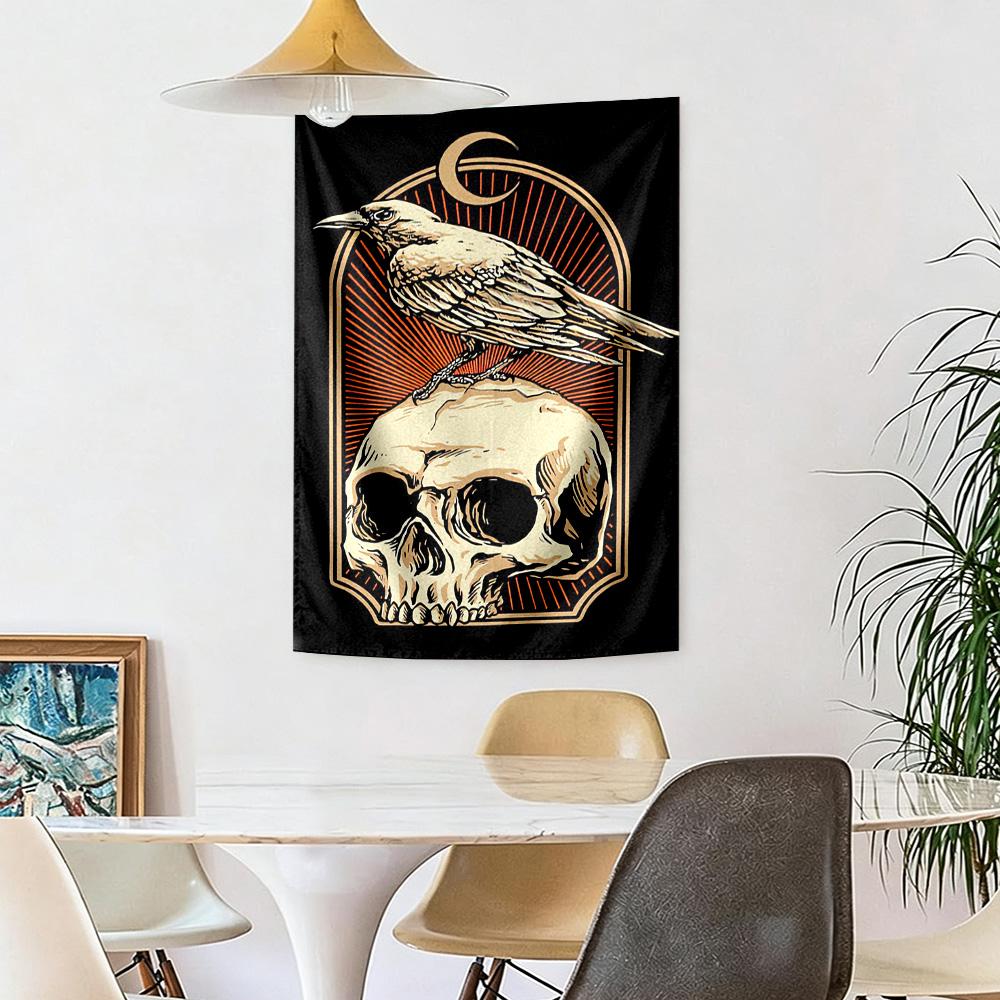Halloween Wall Decor Tapestry Art For Pet Memorial Birthdaywedding Party Backdrop Family Gift