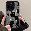 Чехол для телефона iPhone 17 Pro Max "Черный Кот" для моделей 13/14/16