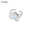 Классическое кольцо Lindon из медного сплава с цирконием, женские ювелирные изделия, свадебный подарок для вечеринки