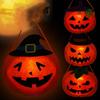 Glowing Pumpkin Lantern Reusable Halloween Ornament Halloween Light  Halloween Party Decorations