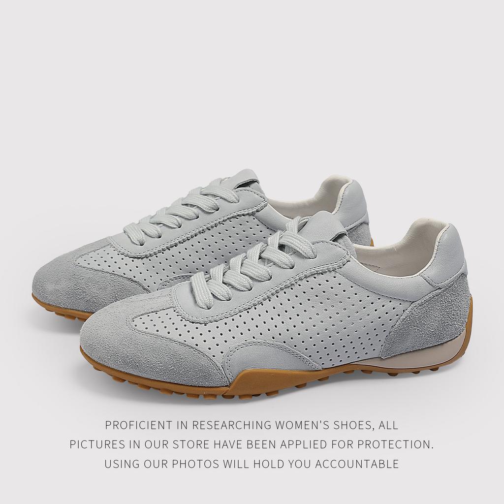 The First Layer Of Cowhide Surface, Sheepskin Inner Insole, Flat-Soled German Training Shoes, Women'S Shoes, Forrest Gump Shoes, Popular Casual