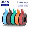 JAYO High Speed PLA matte 3D Filament 1.75mm PLA 3D Printer Filament 5Rolls/set Neatly Wound Matte Effect 3D Printing Materials
