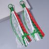 2Pcs Lace Braided Braided Keychain Colorful Design Bow Pendant Keyring  For Phone Accessory