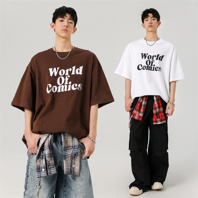 White T Shirt Oversized Cotton for Unisex Unisexs Summer Tshirts Letter Print Male Casual Wear Tee Shirts 5XL Big Size Tshirts