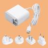 PD30W Plug-in Wall Type Convertible Plug with Type-C Cable Multi-protocol Charger, PD3.0+QC3.0 Power Supply
