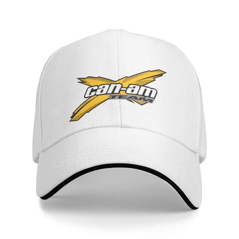 Бейсболка Can Am BRP на заказ для мужчин и женщин, дышащая мотоциклетная шляпа для папы, спортивная