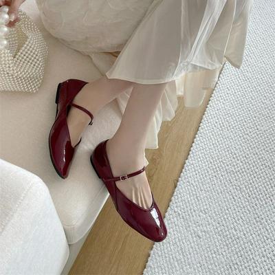 Мода Bailamos Совершенно новые женские туфли Мэри Джейн Мягкие Повседневные Уличные Платье Балетки на плоской подошве Круглый носок Мелкие Слипоны Женские