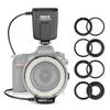 Превосходный светодиодный макросветильник Meike Macro RING LED, светодиодный стробоскоп, способный как постоянно, так и мгновенно освещать помещение. Для фотосъемки FC100