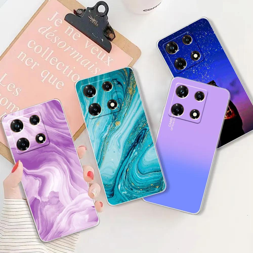 Чехол-бампер для Infinix Note 30 Для Infinix Note 30 Pro Fundas Прозрачный Мягкий Силиконовый Чехол для Телефона Для Infinix Note 30 4G 5G 30i Coque