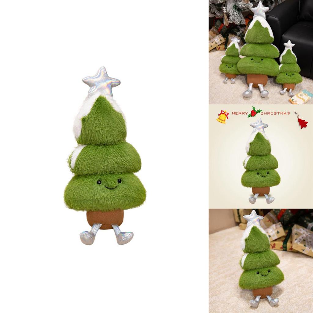 Плюшевая елочная игрушка из мягкой плюшевой ткани для праздничных вечеринок и фотоаксессуаров