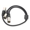 JORINDO JD60711 XLR Male to Dual XLR Male Cable YType Splitter Microphone Cable