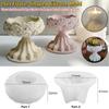 1PCS/SET DIY Lotus Bracket Gypsum Drip Mold Handmade Plaster Jewelry Storage Flower Shaped Tray Mould