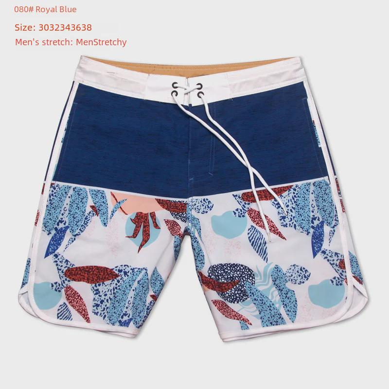 Водоотталкивающие эластичные штаны для серфинга 2023 года: Мужские повседневные полосатые пляжные и бодибилдинговые шорты