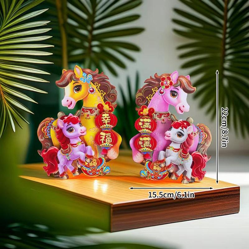 Chinese New Year Window Stickers Spring Festival Wall Sticker Home Wall Decal Good Fortune Door Sticker New Year Decoration