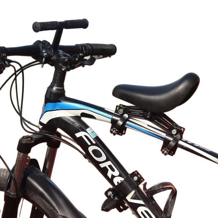 Mountain Bike Child Front Seat Footrest Handlebar Set With Leather Padding For Kids Safety