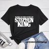 Based On A Novel By Stephen King T Shirt Women Harajuku Retro Clothing Tumblr Horror T-Shirt Funny Letter Print Tee Shirt Unisex