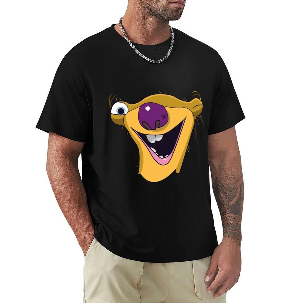 Sid The Sloth Ice Age Tshirt Clothing Unisex Tshirt Vintage Graphic Tee Quickdrying Unisexs Fashion