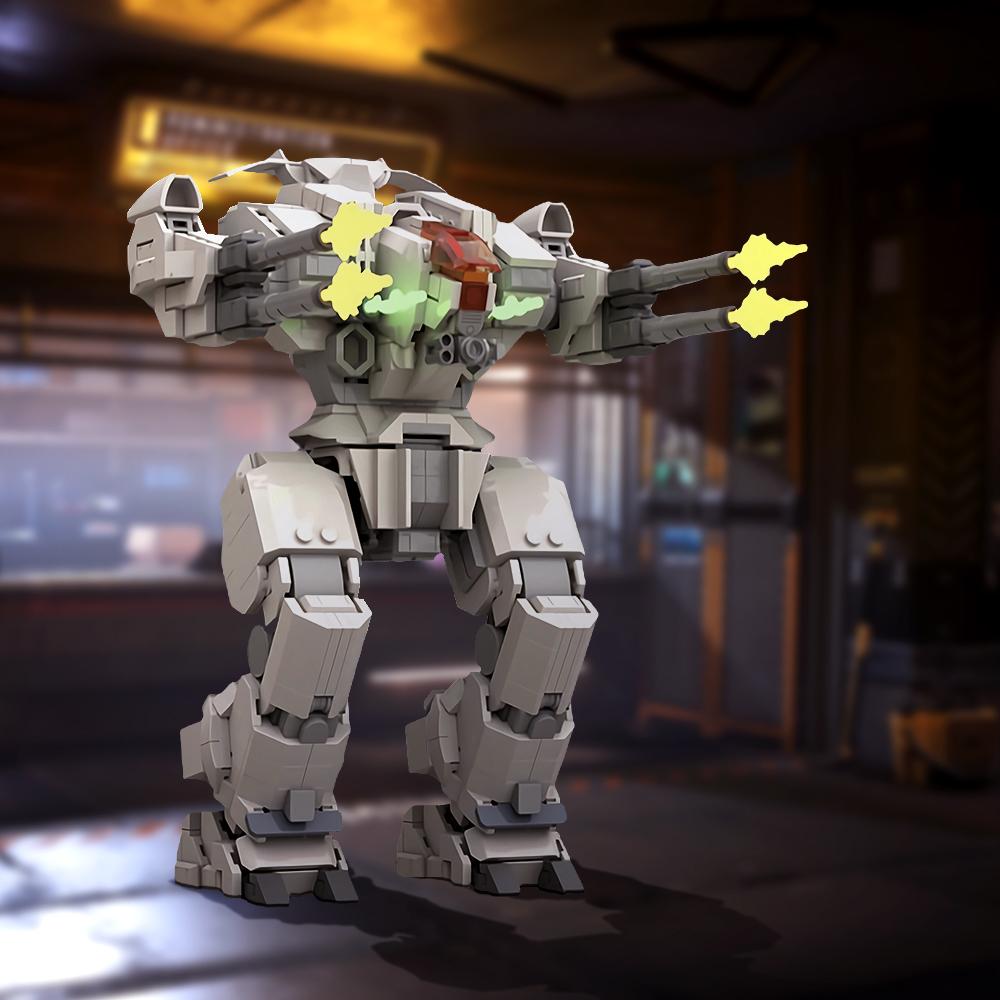 MOC Стрелок BattleTech Робот Строительные Блоки Высокотехнологичные Военные Роботы Кубики Модель Пехотные Вооруженные Роботы Сборные Игрушки Подарки для Детей