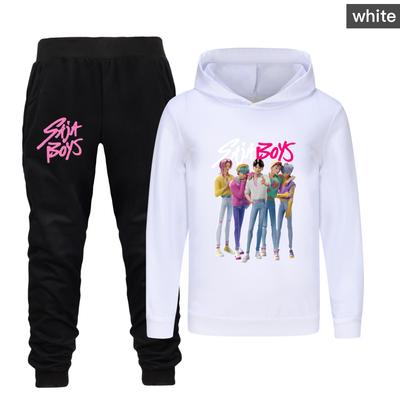 Детские комплекты одежды Kpop Группа охотников на ведьм Saja Мальчики Детская толстовка с капюшоном