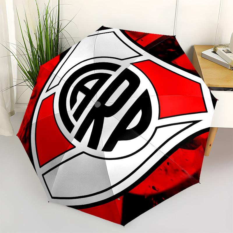 River Plate Logo- Automatic Opening and Closing, 8-rib Structure Portable Umbrella, Suitable for Men and Women in All Seasons - Perfect Gift