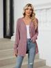 Autumn and Winter New Solid Color Buttons Casual Long-sleeved Cardigan Jacket Long Cardigan Women Tops Kawaii Sweater