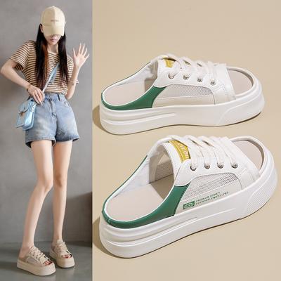 2026 Лето Удобные Тапочки Маленькая Белая Обувь Женская Обувь Сто Повседневные Дышащие Сандалии K8711