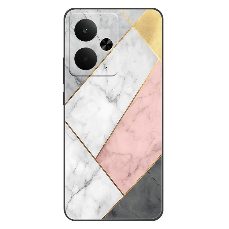 For Realme 14T Case Luxury Marble Painted Cover Silicone Case For Realme 14T RMX5078 Soft Bags Realme14T Bumper Shells Coque