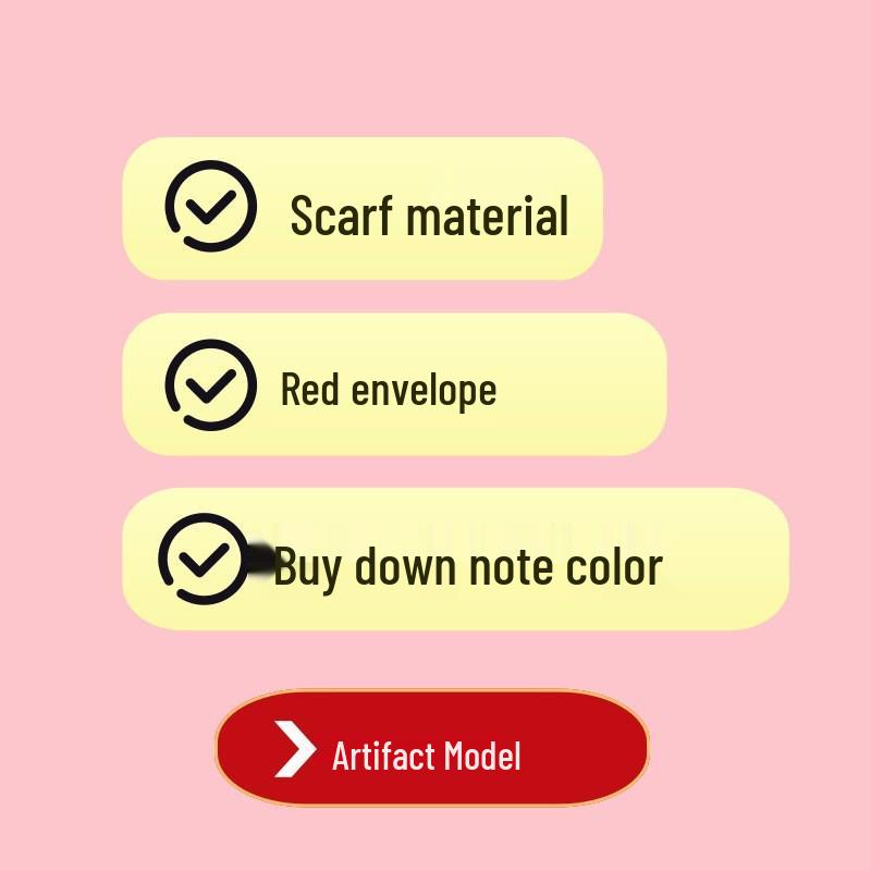 Карманный мишка Вязаный вручную шерстяной шарф Набор для DIY - Самодельный подарок для партнера