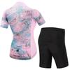 Летний комплект одежды с коротким рукавом для езды на велосипеде, женские спортивные трикотажные костюмы