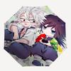 1 шт. Уличный зонт с дизайном Hunter x Hunter - Автоматическое открытие/закрытие, Портативная 3-складная конструкция, Железный каркас с 8 спицами - Идеальный подарок для фанатов, Т