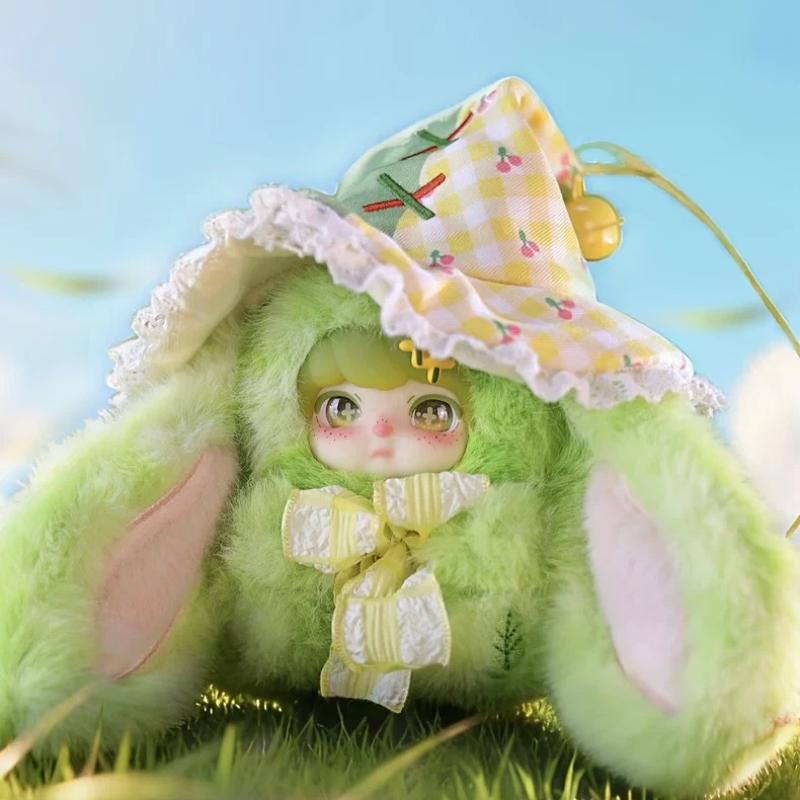 Loklki Waiting For Wind Collection Dream Magic Rabbit Plush Blind Box Cute Fluffy Bag Pendant Trendy Play Accessory For Bag